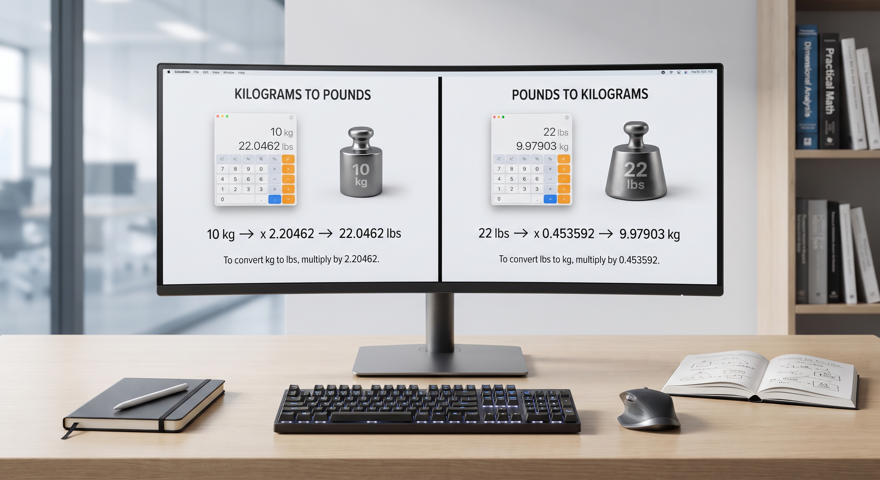 How to Convert Kilograms to Pounds and Pounds to Kilograms